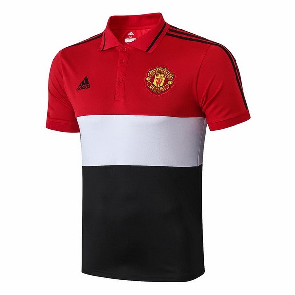 Replicas Polo Manchester United 2019/20 Rojo Blanco Negro